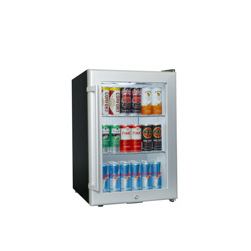 Rhino 0.062m³ L Countertop Mini Fridge, Silver