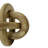 Foreside Home & Garden Linked Knot Decorative Accent Natural Wood