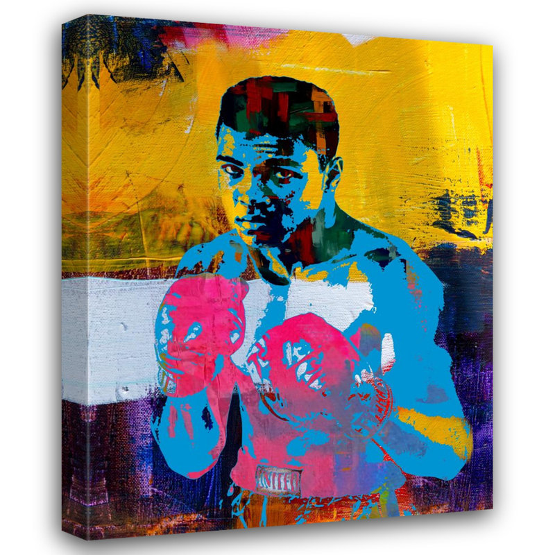 «Ali» par Stephen Chambers, impression sur toile tendue, L 20 po x H 24 po