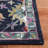 Hand Tufted Wool/Cotton Oriental Rug in Black/Pink-104135470
