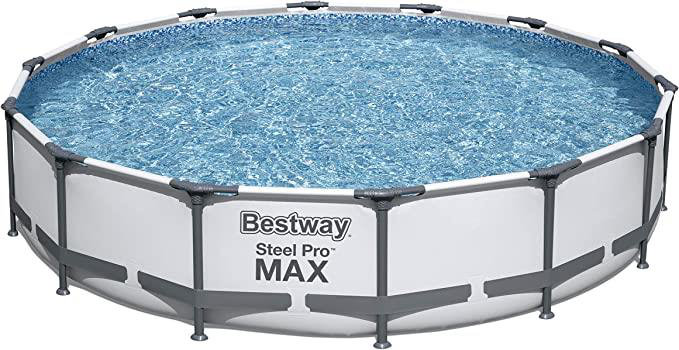 Steel Round Hard Sided Pool H x W x L, 122cm H x 366cm W x 366cm D