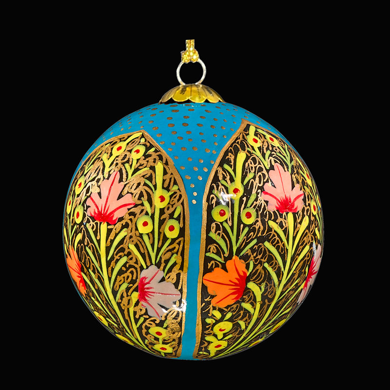 7.62cm Handmade Paper Plants & Flowers Bauble