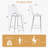 25.6" Modern Counter Height Bar Stools with Transparent Seats and Metal Frames-1919339617-1919339619