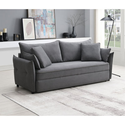Irina Pull-Out Fabric Sleep With Storage