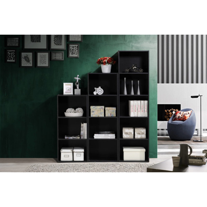 Bessan Bookcase, (3 Shelves) 32" H x 23" W x 10" D, Sonoma Oak