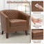 Edvardas 73.9 Cm Wide Tufted Barrel Chair-592312789