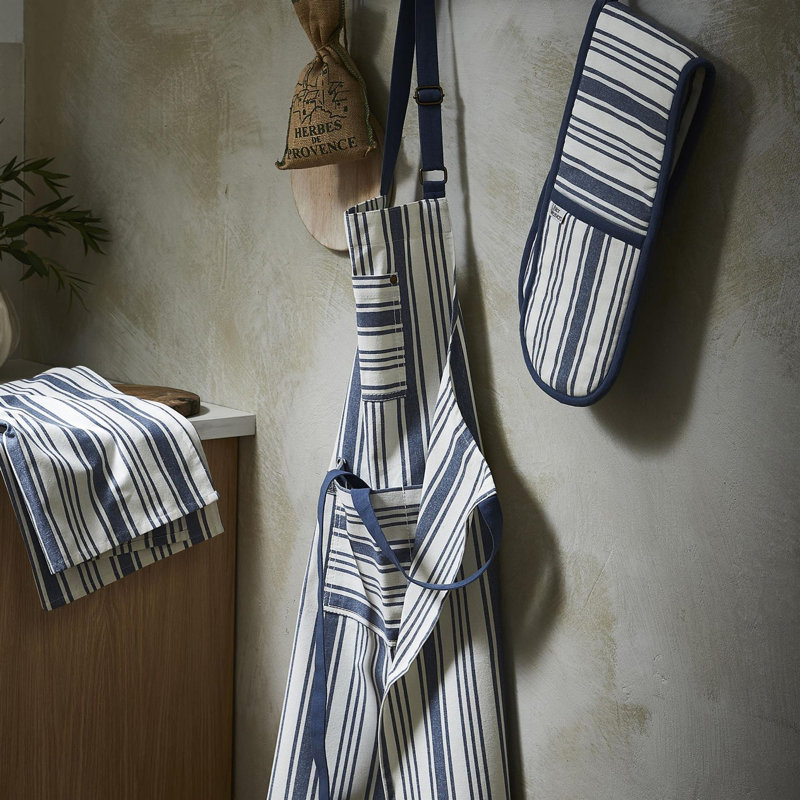 Denim Stripe Stripe Tea Towel Kitchen Towel