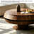 English-style creative round coffee table