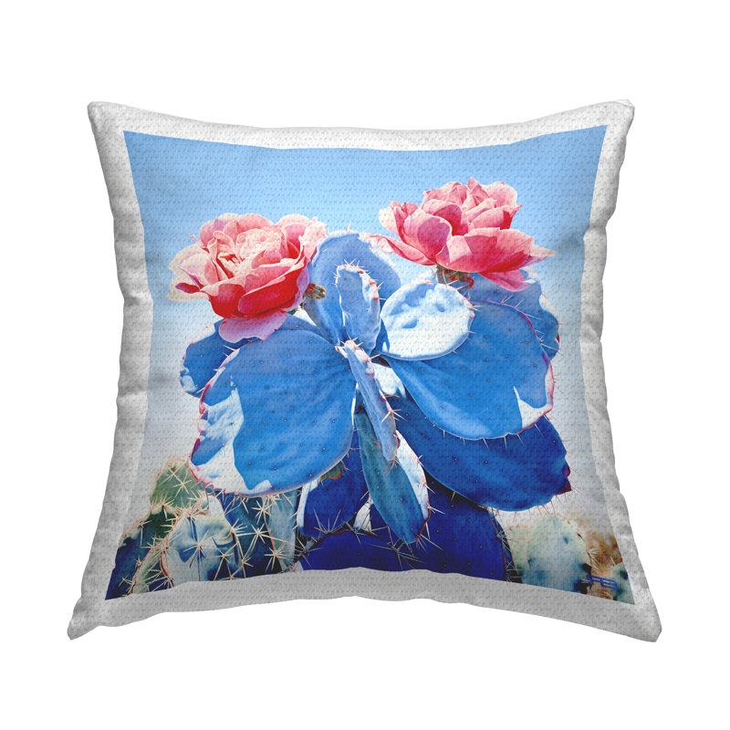Coussin Blooming Cactus Roses