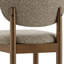 Chaise d'appoint rembourrée en bois massif-2046512675