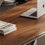 Bureau rectangulaire en bois manufacturé brun noisette-1453675627-1453675624
