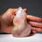 Polished Rose Quartz Flame Freeform from Brazil (1.3 Lbs)