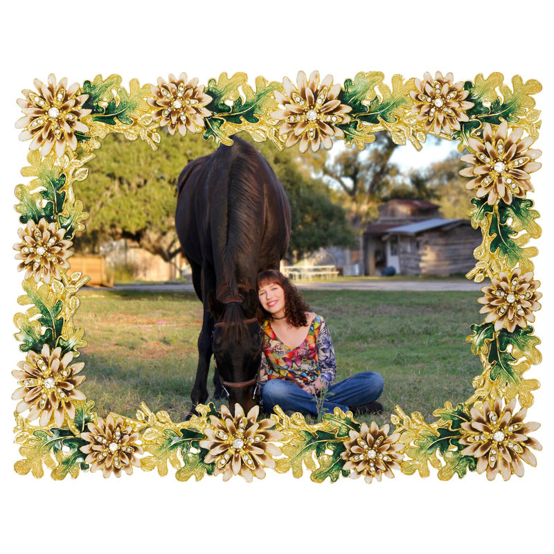 Floret Metal Picture Frame