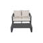 Canapé double + table basse rectangulaire, coussin en tissu blanc laiteux