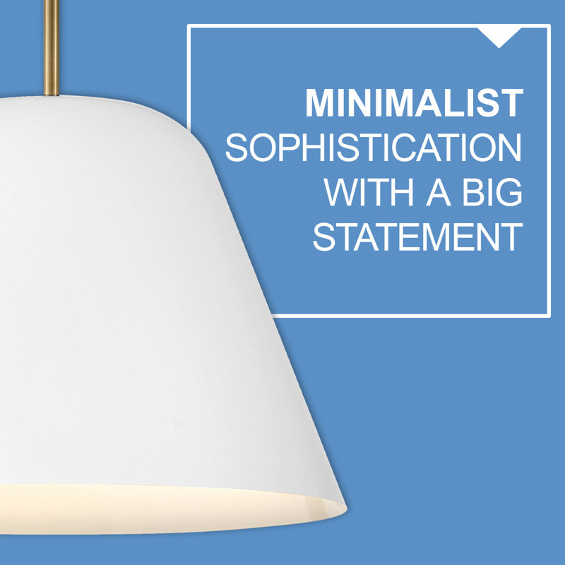 Cayson 1 - Light Lacquered Brass Pendant, Lacquered Brass, Lacquered Brass