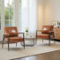Fauteuil d'appoint en cuir Dajauna