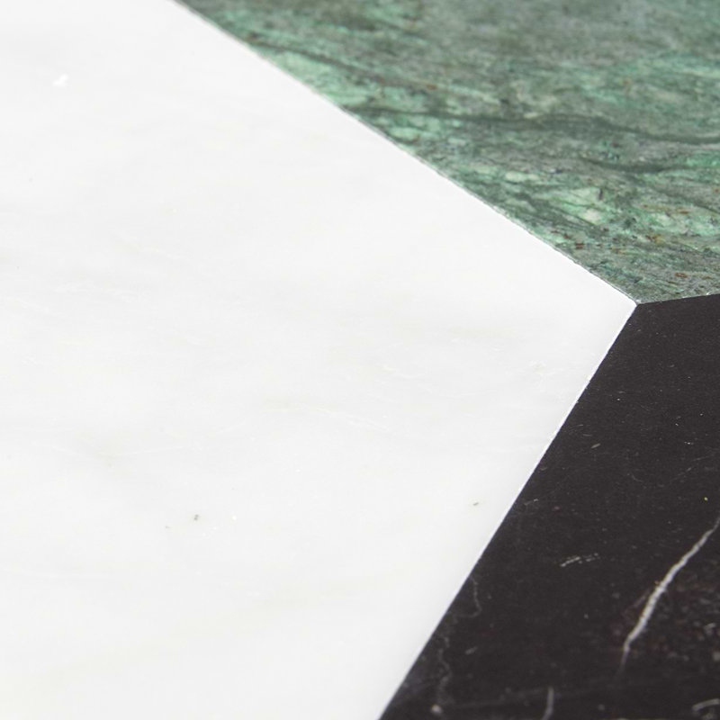 Havasar 8x9 Hexagon Polished Marble Mosaic Tile