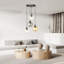 Cadesha 4 - Light Black Cluster Pendant-1215487071