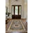 Harem Collection Digital Print Cotton-Polyester Brown Gray Oriental Rug-829349987