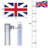 Belah Double Sided 600cm H x 5.1cm W Polyester Flag Set