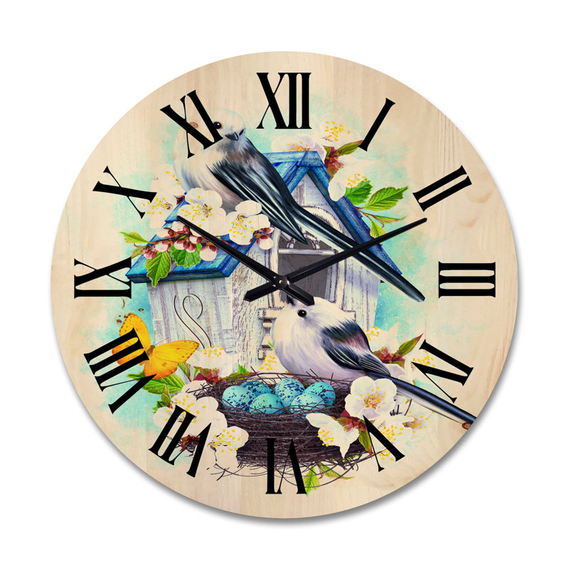 Horloge murale en bois, Très grand
