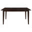 Gianna Cappuccino 5-Piece Rectangular Dining Set