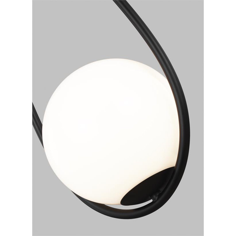 Alain 1 - Light Single Pendant, Midnight Black