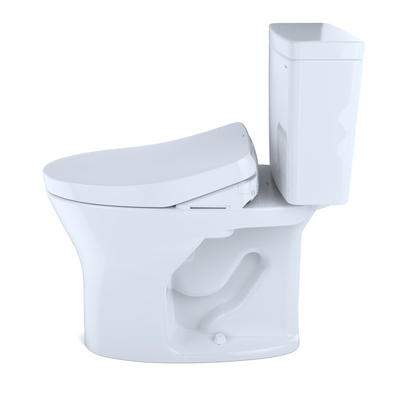 Drake® Dual-Flush Elongated Two-Piece toilet (Seat Included), 10"