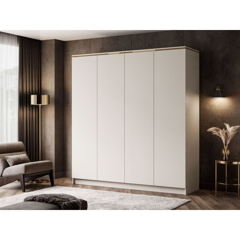 4 Door Manufactured Wood Wardrobe