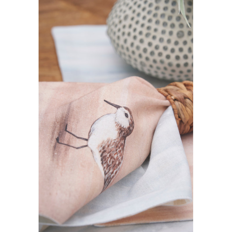 Ensemble de 6 serviettes Sandpiper Coastal Shores