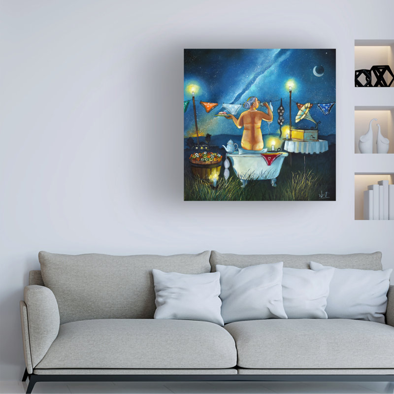 Art sur toile «Bachelor, Ronald West Sian et les étoiles», H 14 po x l 14 po