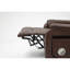 Chaise longue d'extérieur très confortable, cuir technique, design moderne, détente à la maison