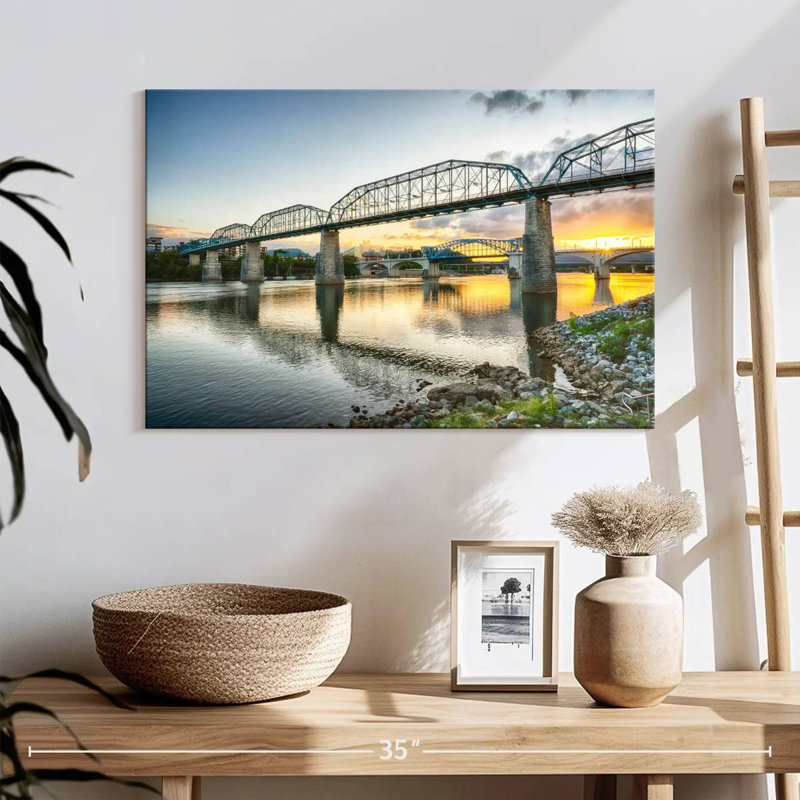 Pont de la rue de Sirci au Tennessee, H 16 po x l 24 po