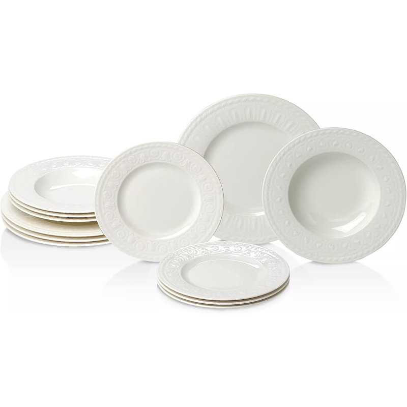 Cellini 12 Piece Dinnerware Set, Service for 4