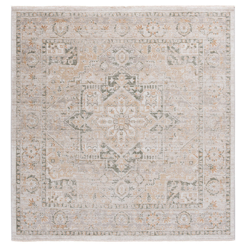 Hazel 500 Performance Oriental Rug, Square 6'