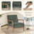 Accent Chair, Mid-century Modern Armchair With Solid Wood Frame,armchair With An Extra Pillow For Living Room, Bedroom（set Of 2）-1531073751-1531073745