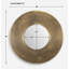 Noreli Round Brass Mirror