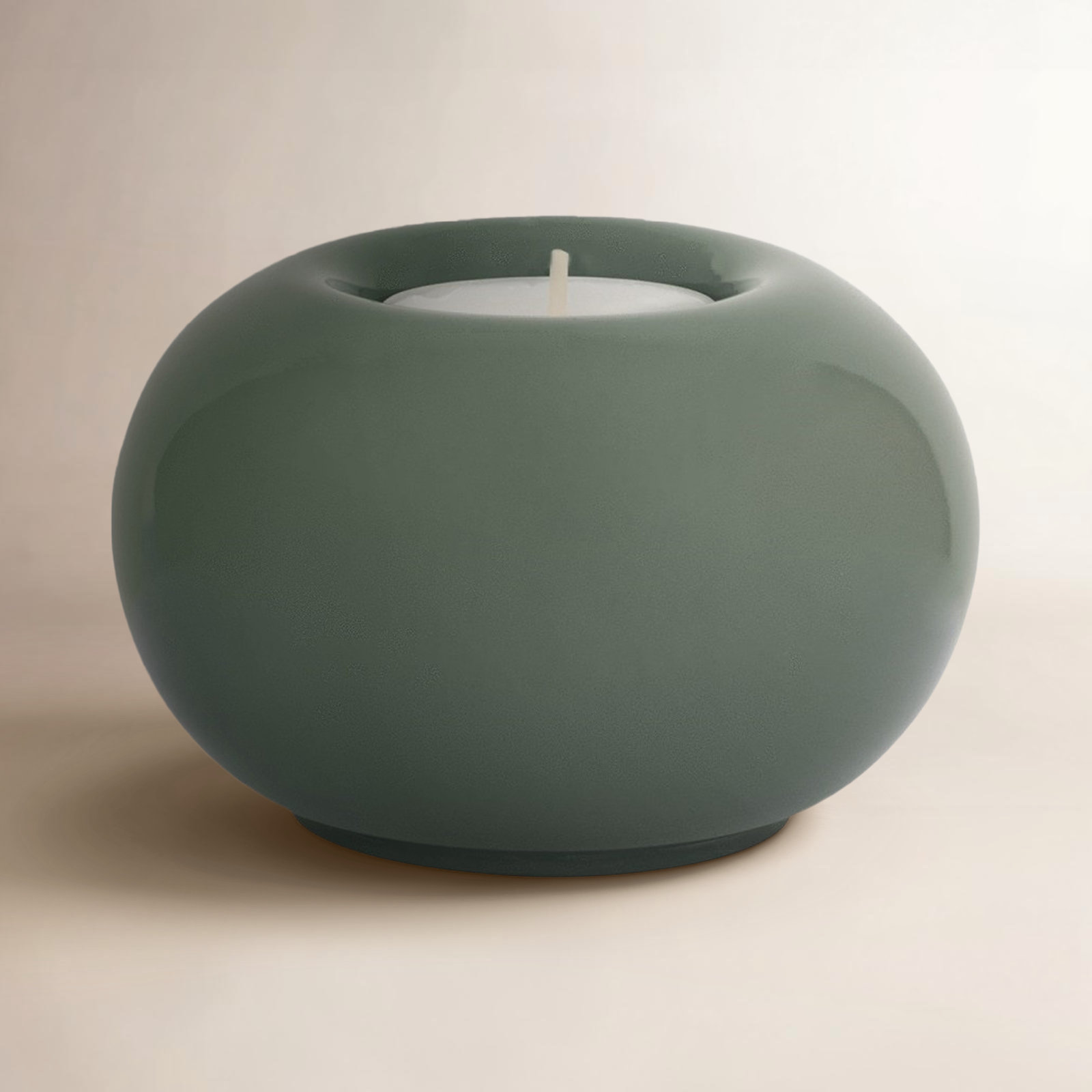 Aveta 2'' H Glass Tabletop Tealight Holder