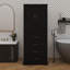 Armoire de salle de bain autoportante de 72,2 po de hauteur avec 3 tiroirs (cloisonnés, standard, profond), tablette réglable-531955186