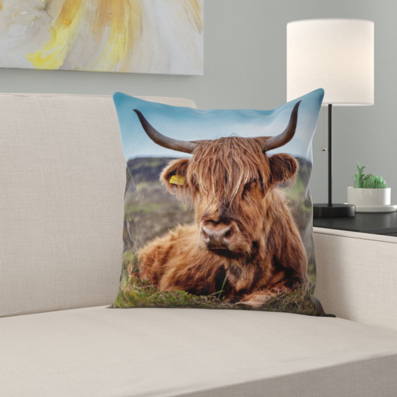 Microsuede Throw Pillow