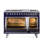 ILVE Nostalgie II Series Noblesse 48 inch Dual Fuel Range with 8 Sealed Burners, Griddle (Glass Door)-112295486-112295494-112295488