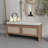 PP Rattan Storage Bench with Cushion
