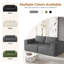 2 Seater Corduroy Sofa-1050321635