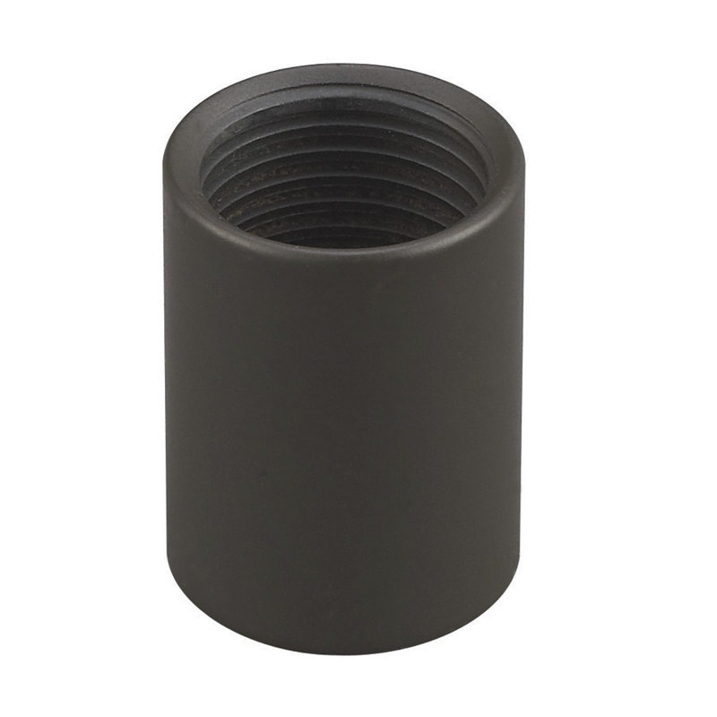 Single Circuit Ceiling Fan Downrod Couplers, Black