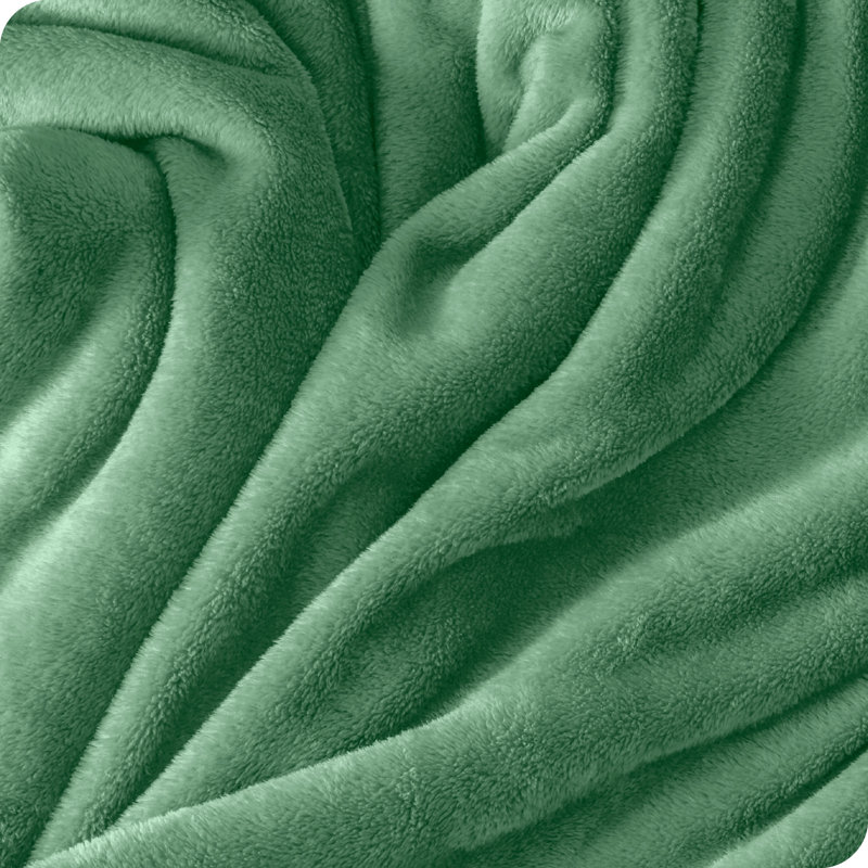 Meadow Luxe Twin/Twin XL Reversible Fleece & Wool Throw