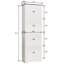 Armoire de rangement 8 portes 4 tablettes 8 portes en blanc pour espace utilitaire avec rangement