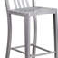 Commercial Grade Metal Indoor-Outdoor Stool with Vertical Slat Back-1824115529-1824115521