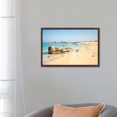 Kerlouan Beach by Philippe Manguin - Floater Frame Gallery-Wrapped Canvas Giclée on Canvas