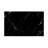 Klusek 47'' Modern Faux Marble Black Glass Coffee Table-931796975