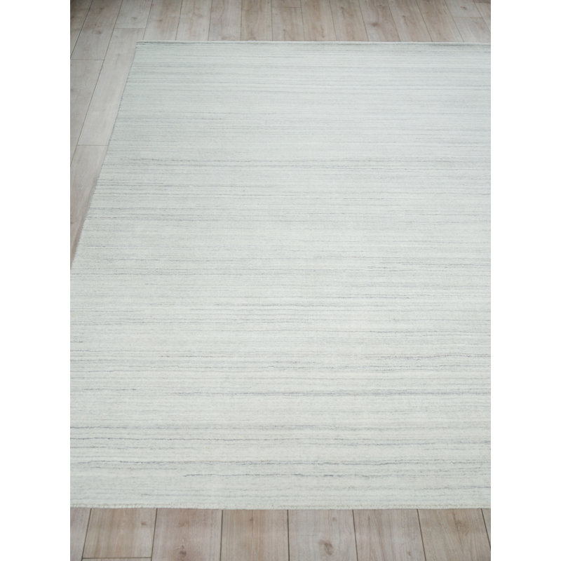 Serenity handloomed PET Beige/Brown Area Rug, Rectangle 2' x 3', Ivory/Gray